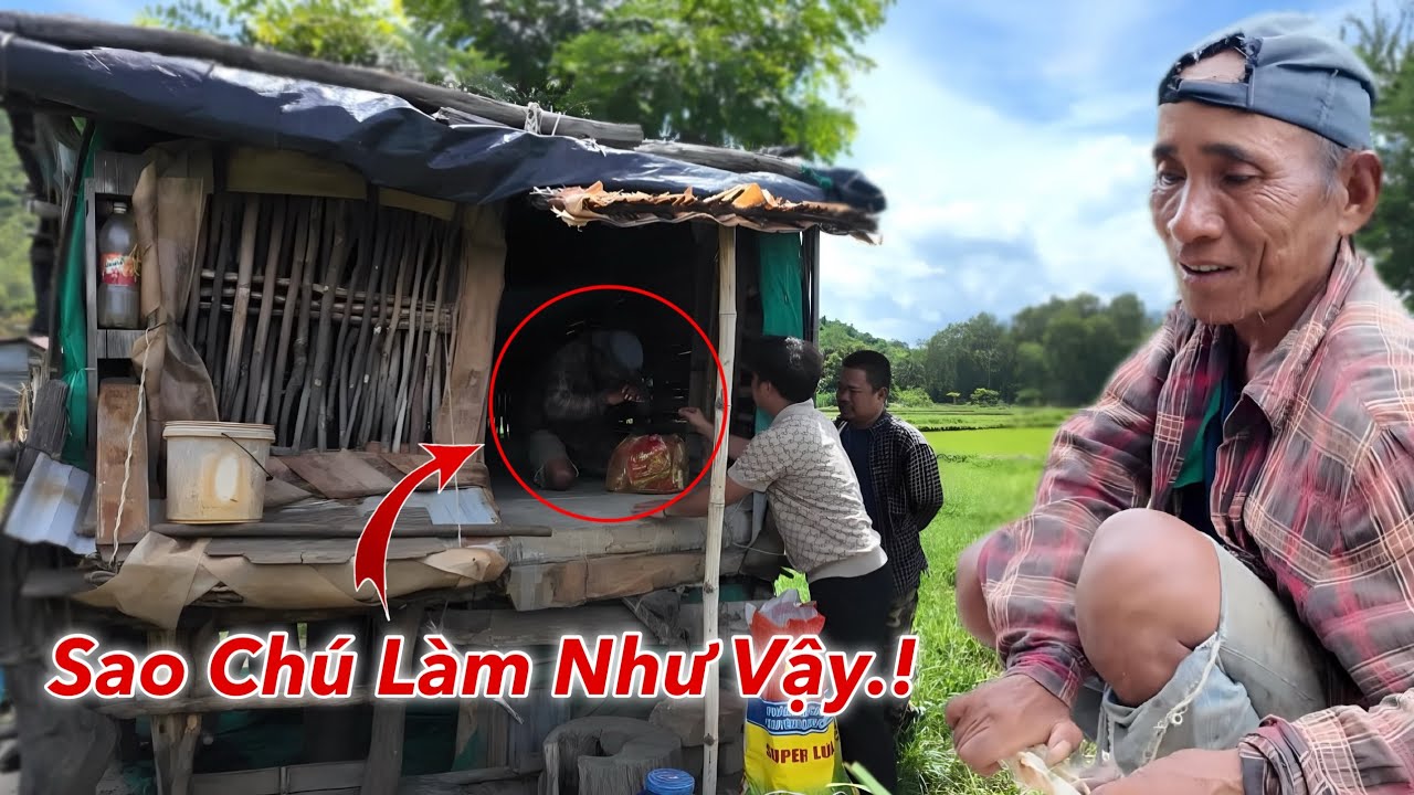 Xót xa.! Ông Chú cô đơn ở giữa đồng “làm chuyện này” khiến triệu người Ứa Lệ