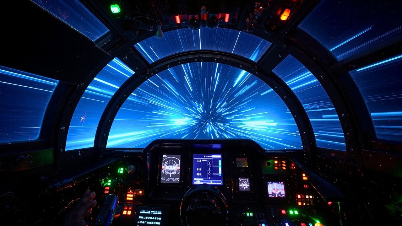 Millennium Falcon Hyperspace | 8 Hours of Deep Star Wars Ambience for Sleep, Focus & Relaxation