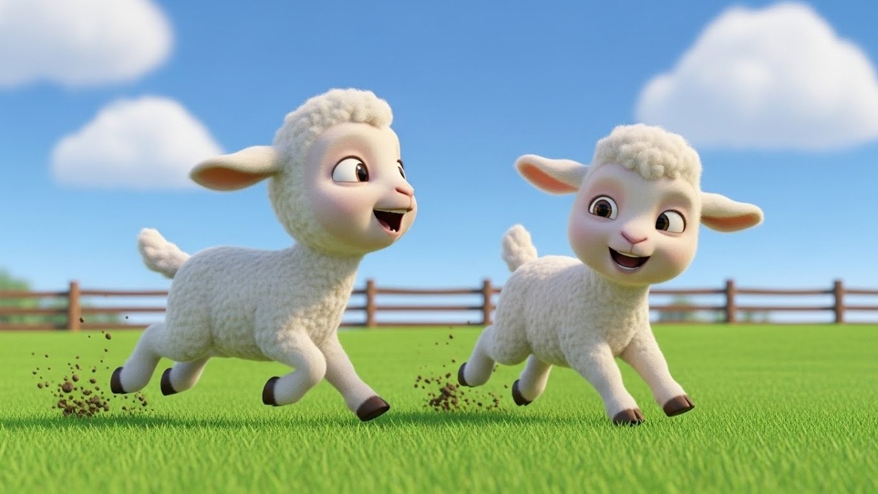 Lambs in Fields Play Hide and Seek 🐑🌾 | Fun Farm Adventure | Preschool Sing-Along & Playtime Music