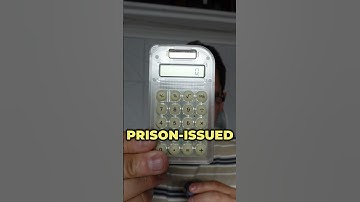 a calculator, for prisoners 😳 #shorts