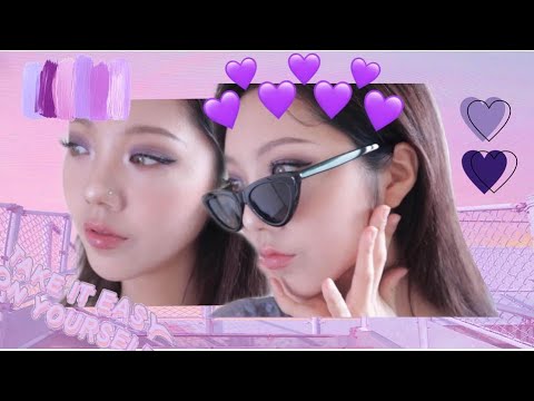 보라보라 메이크업💜 Purple make up💜ㅣyoung da 영다