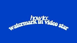 how to watermark edits w/ vs (video star) // pure vinty screenshot 5