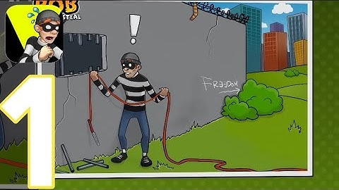 Robbery Bob - Gameplay Walkthrough Part 1 - Chapter 1: Suburbs (iOS, Android) no commentary 