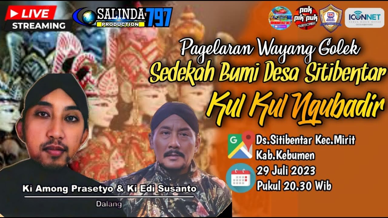 LIVE WAYANG GOLEK KI AMONG PRASETYO & KI EDI SUSANTO - LAKON KUL KUL NGUBADIR (BEDAHR PURWOKONDHO 5)