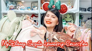 My Sequins Loungefly Mini Backpack Collection | Vlogmas Day 8 | Loungefly Collection