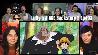 Luffy's and Ace - Backstory [ One Piece EP 493 part1 ] Reaction Mashup 