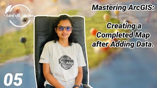 05 Creating a Completed Map after Adding Data | ArcGIS Software | Sinhala screenshot 3
