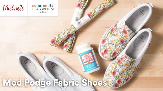 fabric mod podge shoes｜TikTok Search