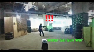 WATER GEL BLASTER WAR: Team Death match, 5 vs 5 FPS footage (Indonesia)
