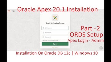 Oracle Apex 20.1 Installation on Oracle 12c | Part 2 | ORDS