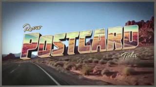 Retro Postcard Titles (Top After Effects Templates)