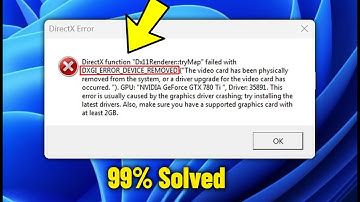 Fix DXGI Error Device Removed in Windows 11 / 10 / 8 / 7 (NVIDIA & AMD) – Solve Error dxgi ✅
