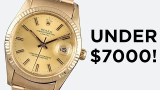 THE CHEAPEST SOLID ROLEX!: Rolex Oyster Perpetual Date 15037 -