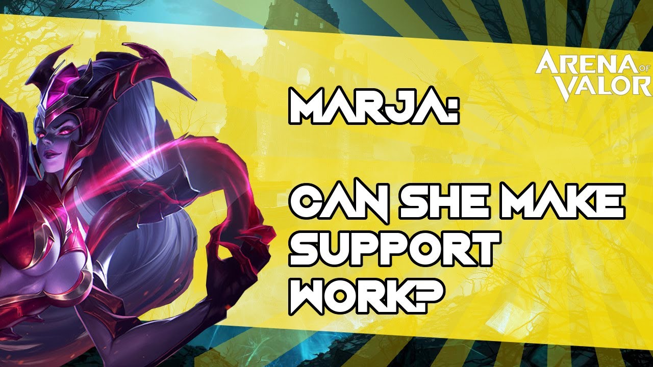 Marja Rov MARJA: Can she make Support work? +++ Arena of Valor / AoV / RoV / Liên ...