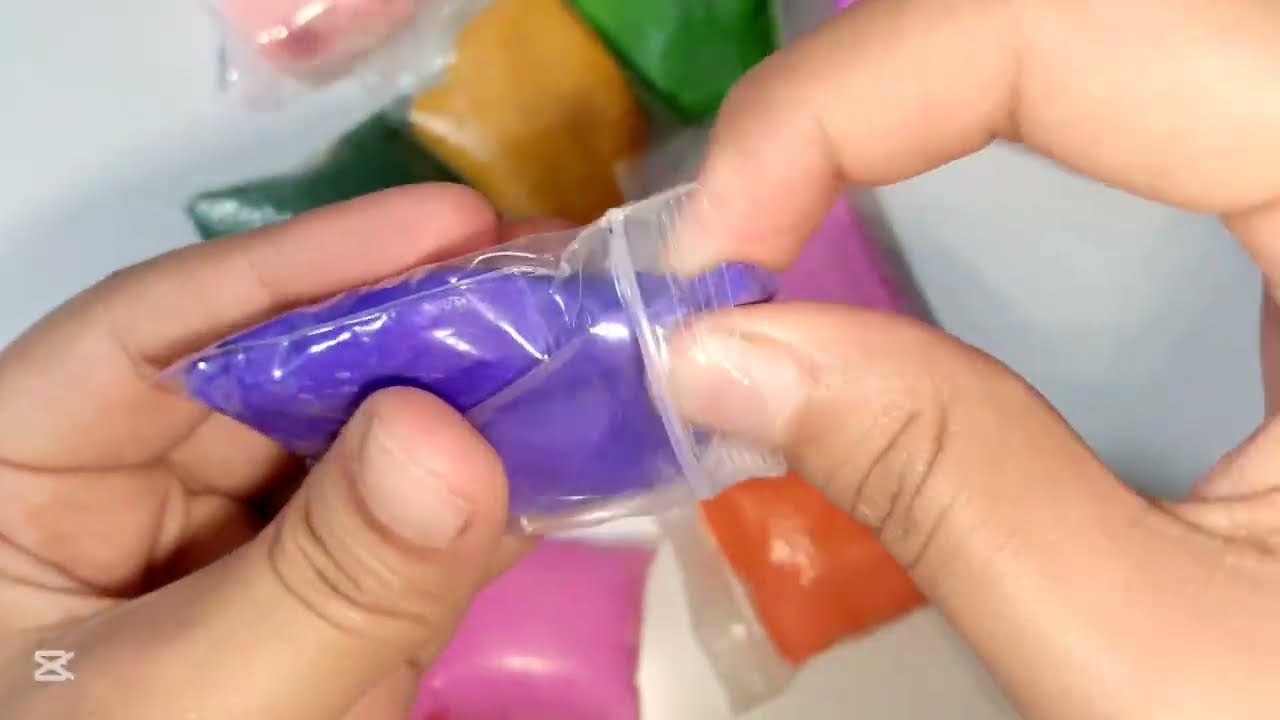 Satisfying Polymer Clay ASMR | Mixing, Cutting & Squishing 🌈