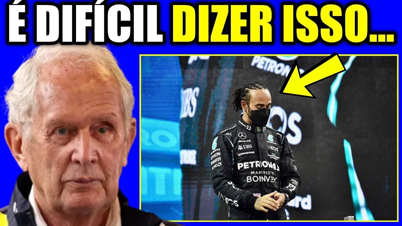 A CONFISSÃO CHOCANTE de Marko de que Hamilton é MELHOR que Verstappen MUDA TUDO!