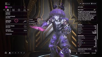 Warframe All Kuva Tenet Coda weapons 60% with Elemental vice Maxed out