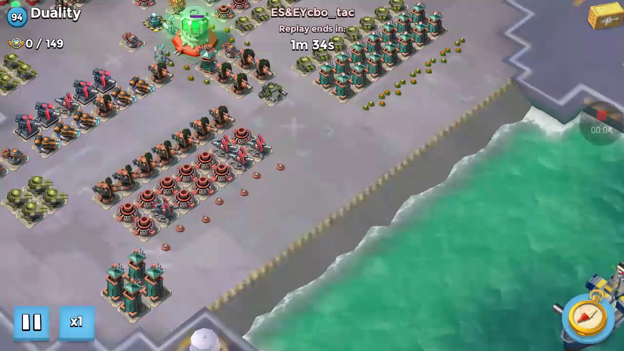 Boom Beach, Duality(solo), all Zooka w/ Brick Battle Order
