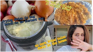 How to fry onions in an instant pot |no more smell in the house|Glow By Sana