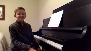 10 Year Old Samuel Plays March Militaire By Schubert On Piano