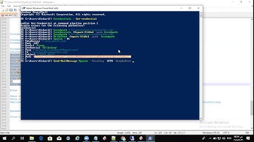 send mail powershell from oracle forms