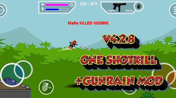 Mini militia v4.2.8 oneshotkill + Gunrain mod by hariz mods link in the Description