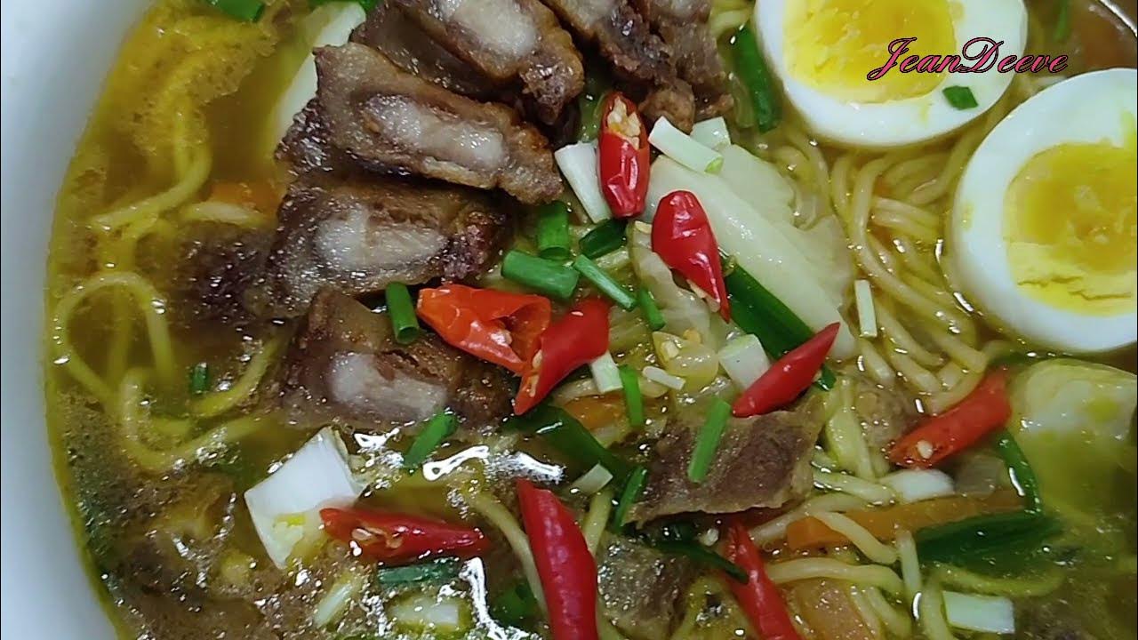 How to Cook Fresh Miki Noodle Soup | Quick and Easy Recipe - YouTube