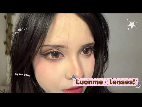 Favourite Pairs From LUONME lenses | Try on 🌸