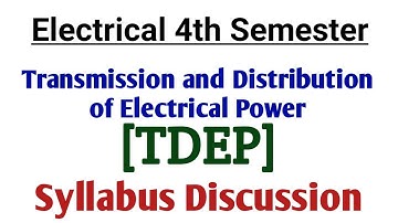 TDEP | Electrical 4th Semester | Syllabus Discussion @PolytechnicPathshala