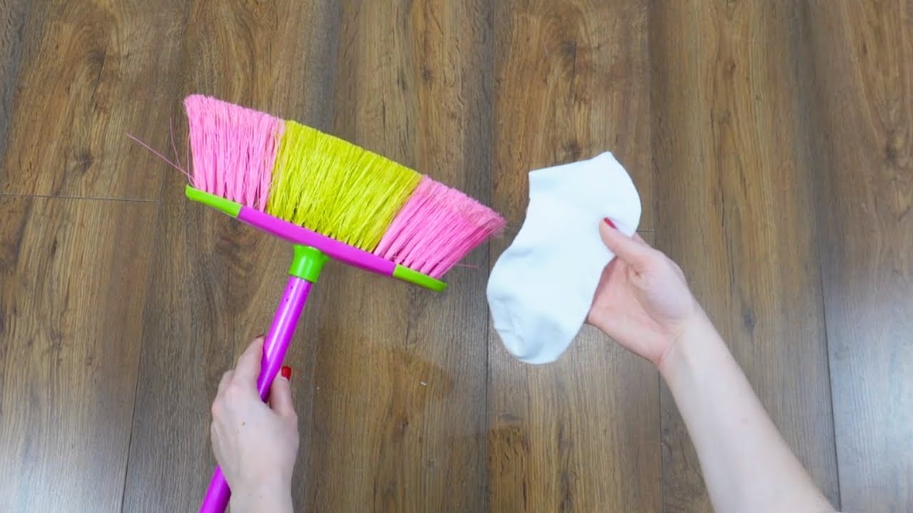 Setze es auf den BESEN. So wird das Reinigen einfacher!