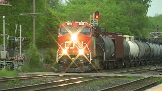 CN Train 368 Setting Off May 21, 2024