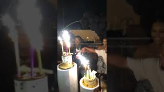 Darko Vibes cut cake with his new girlfriend on his birthday