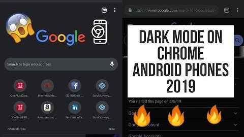 How to enable dark mode on Google chrome | turn on dark mode | night mode | Android phones | no root