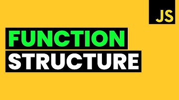 JavaScript FUNCTION STRUCTURE for Absolute Beginners