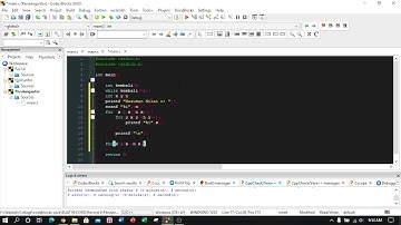 [Tugas 6] Membuat Program Pola Angka Menggunakan Perulangan For Pada Aplikasi CodeBlocks