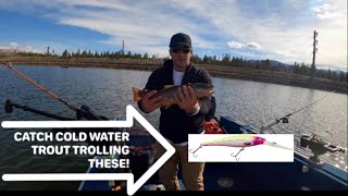 Trolling Berkley Flicker Minnows to Catch Trout!