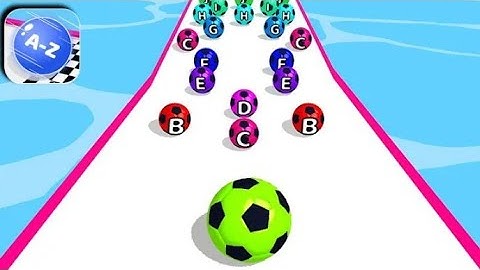 AZ Run Gameplay All Levels iOS,Android Walkthrough Mobile Game Ball Run New Update Pro Level YEMNAL