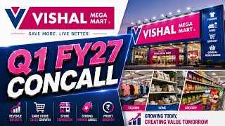 Vishal Mega Mart Q1 FY27 Concall: Revenue Growth, Store Expansion & FY27 Outlook