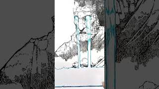 Crying Statue #drawing #art