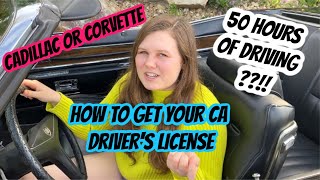 Driving With A Permit (50 HOURS WITH A LICENSED ADULT) How to Get Your CA Driver's License: Part 7