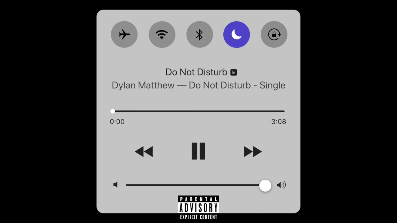 Dylan Matthew - Do Not Disturb (Audio)