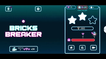 Bricks Breaker Deluxe Crusher by playtouch HTML5 GAMES - Microsoft Edge