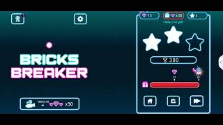 Bricks Breaker Deluxe Crusher by playtouch HTML5 GAMES - Microsoft Edge screenshot 3