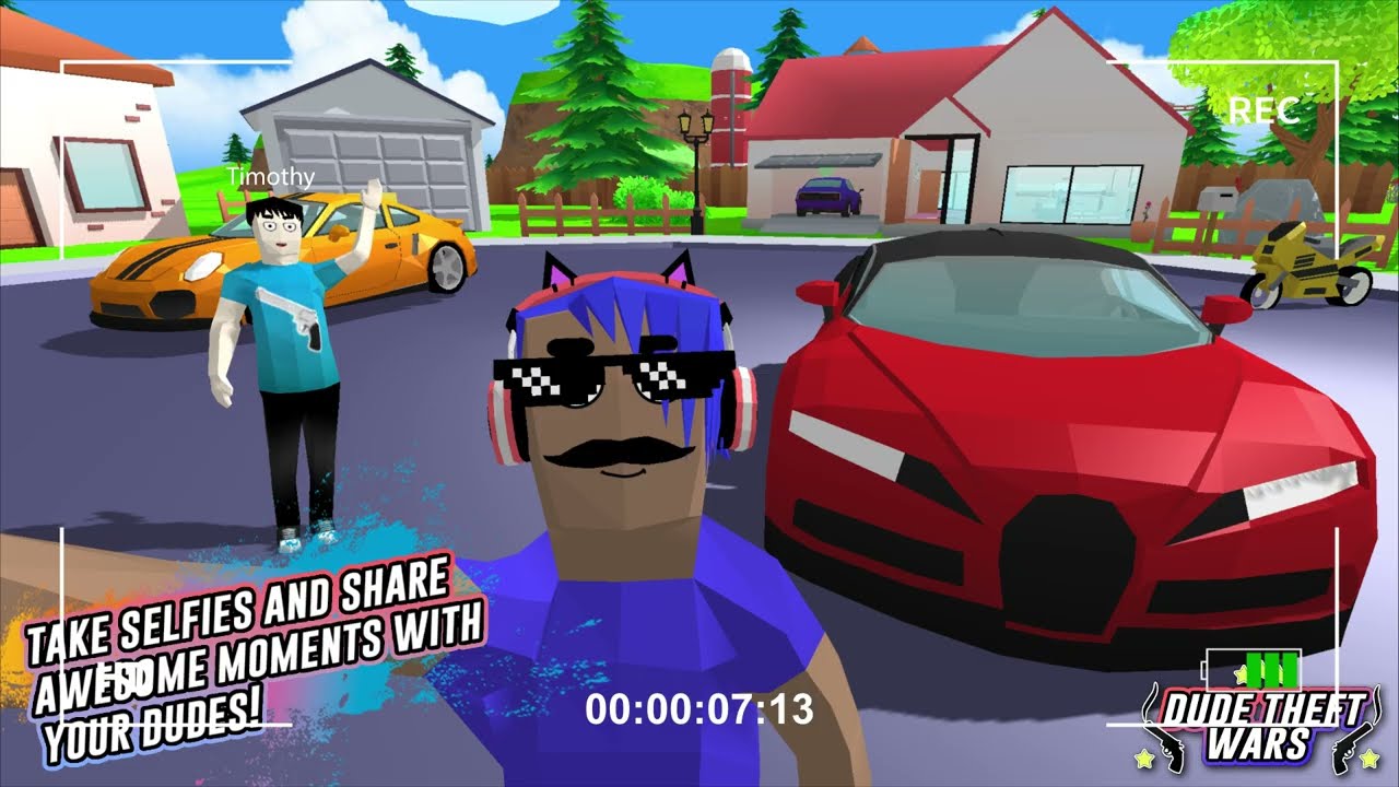 Dude Theft Wars MOD APK (Unlimited Money) แจกโปรเกม Dude Theft