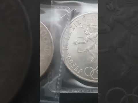 Mexico 1968 Olympics Commemorative 25 Pesos