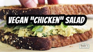 HOW TO MAKE VEGAN 'CHICKEN' SALAD (WITH JACKFRUIT!)| Recipe by Mary's Test Kitchen