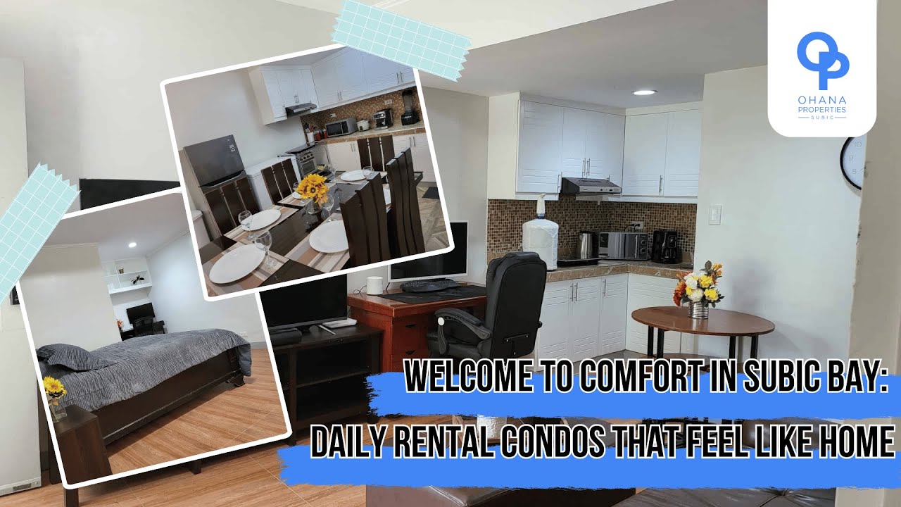 Welcome to Comfort in Subic Bay: Daily Rental Condos that Feel Like Home
