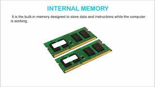 Chapter 2 - Memory and Storage (Internal Memory & External Memory)