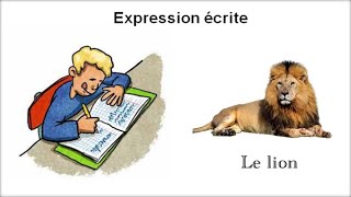 Expression écrite : Description d'un animal - Le lion