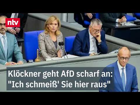 AfD parliamentary group disrupts Merz's speech in the Bundestag with constant heckling | ntv